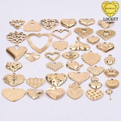 6Pcs/Lot Stainless Steel Gothic Catholic Sacred Heart Charms Jewelry Wholesale Thorns Lava Love Pendant Diy Necklaces Wholesale