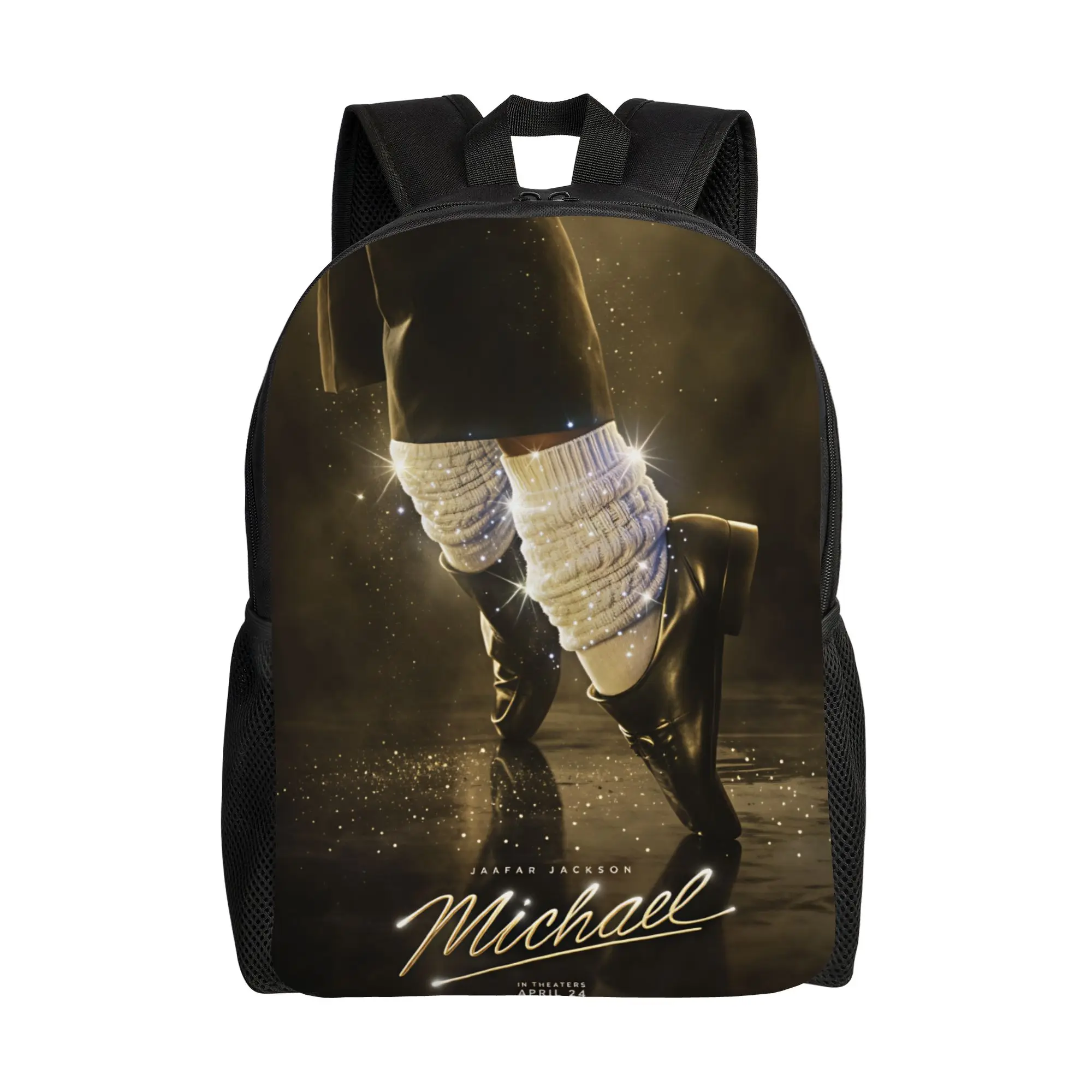 Michael Jackson Backpack  Youth Polyester Hiking Backpacks Large Funny School Bags Rucksack