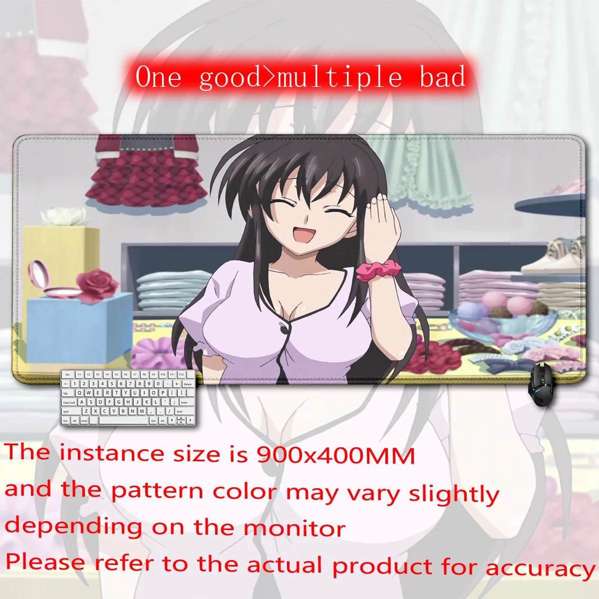 

High School DxD Computer Table Decoration Mousepad Speed Big Mouse Pad LargeGaming Accessories Keyboard Desk Rug коврик д