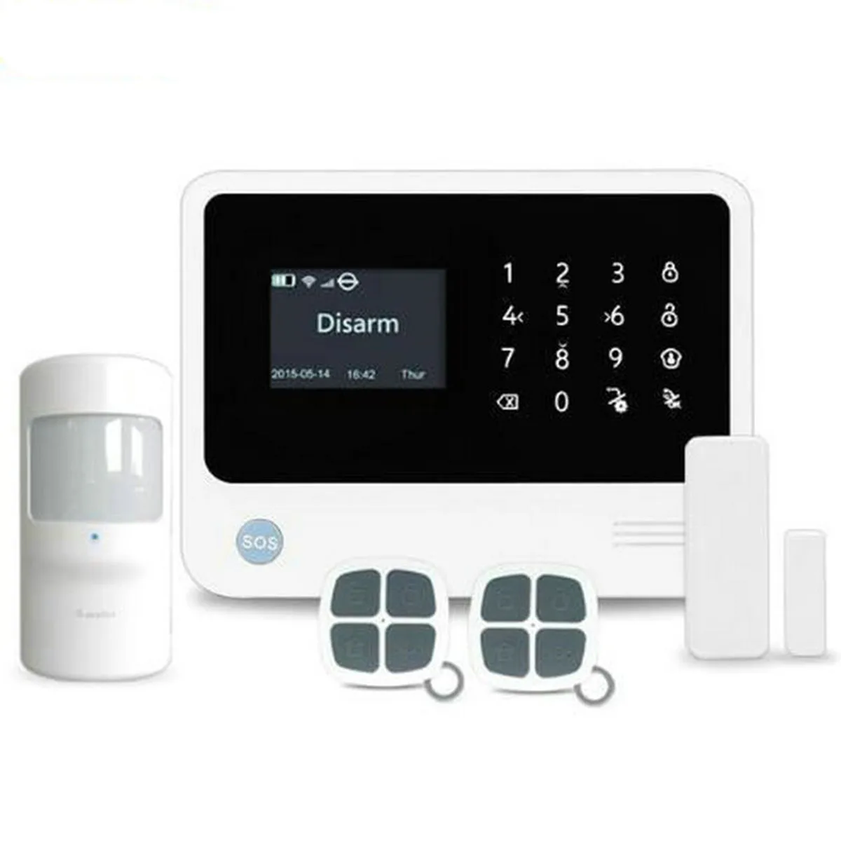 

G90B GSM/GPRS /WIFI Home Security Burglar Alarm System APP Remote Control Alarm Sensor