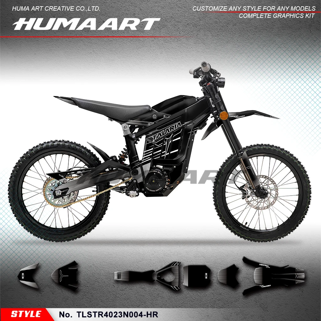 

HUMAART Self Adhesives Stickers Custom Graphics Deco Kit for TALARIA Sting L1E / SX3 With Headlight,DNM Fork, Refurbishing