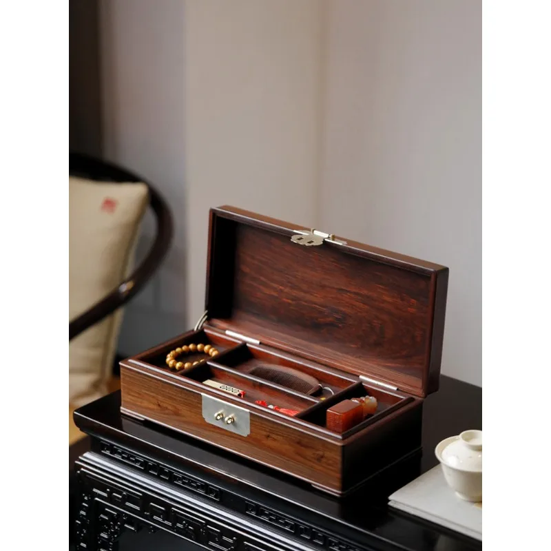 Jewelry Storage Box Chinese Antique Mahogany Jewelry Box