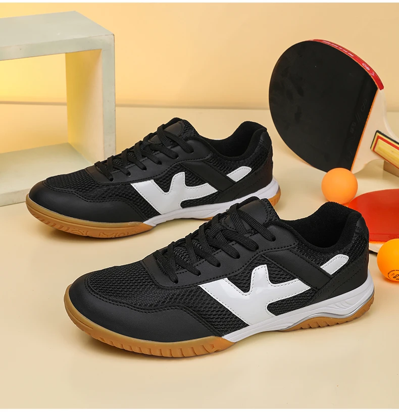 Professionelle Männer Badminton Schuhe Tischtennis Sport Volleyball Schuhe Ping Pong Atmungs Trainer Turnschuhe Sportschuhe – Detail 4