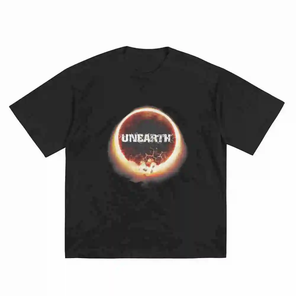 Unearth Extinctions Heavy Metal Short Sleeve Tee 100% Cotton T-Shirt