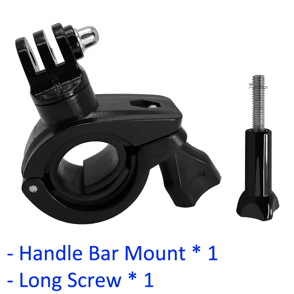 360 grad Rotation Bike Fahrrad Motorrad Lenker Griff Bar Halterung Für Gopro Hero11 10 9 8 7 6 5 4 SJCAM kamera Zubehör