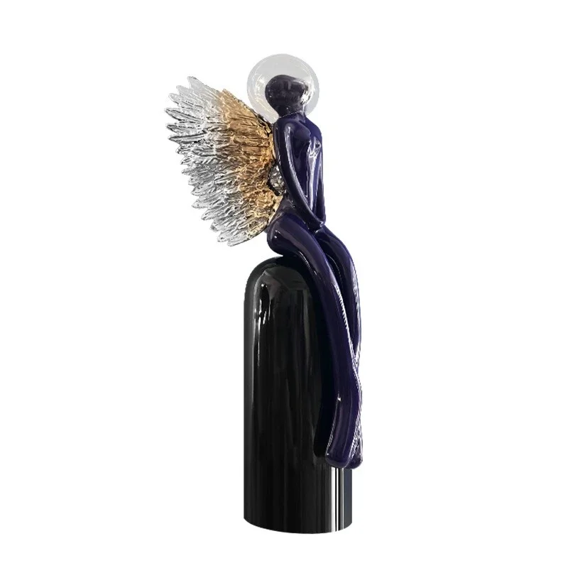 

Modern simple abstract figure sculpture hotel lobby sales office model room living room floor decoration ornament