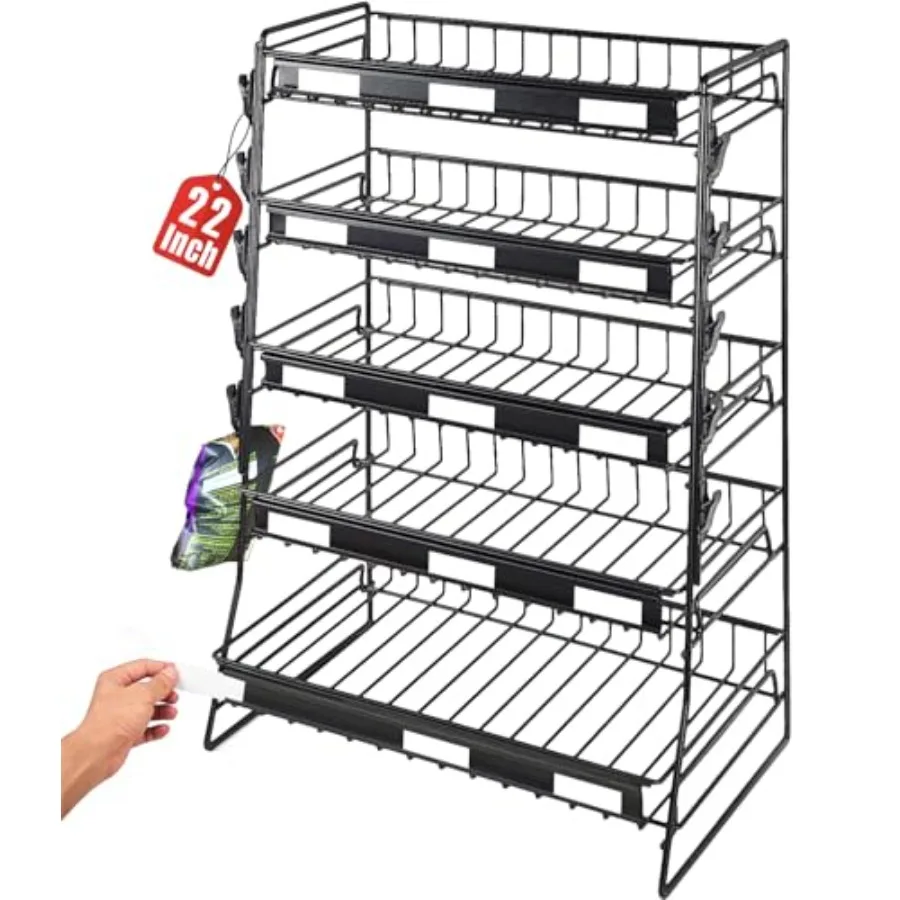 

Стойка для демонстрации конфет Настольный 5-уровневый органайзер для закусок для магазинов Подставка для конфет Стойка для фишек и подставка для закусок для стойки регистрации St