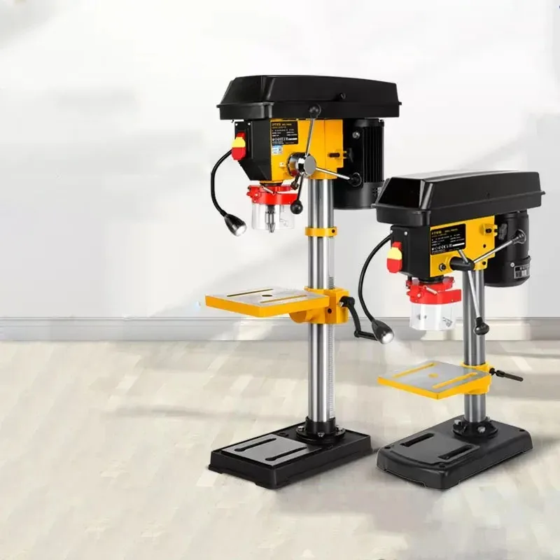 10 Inch/8 Inch Benchtop Drill Press Tabletop Drilling Machine 620-2620RPM with 5-speed Adjustment 500W/750W Benchtop Drill