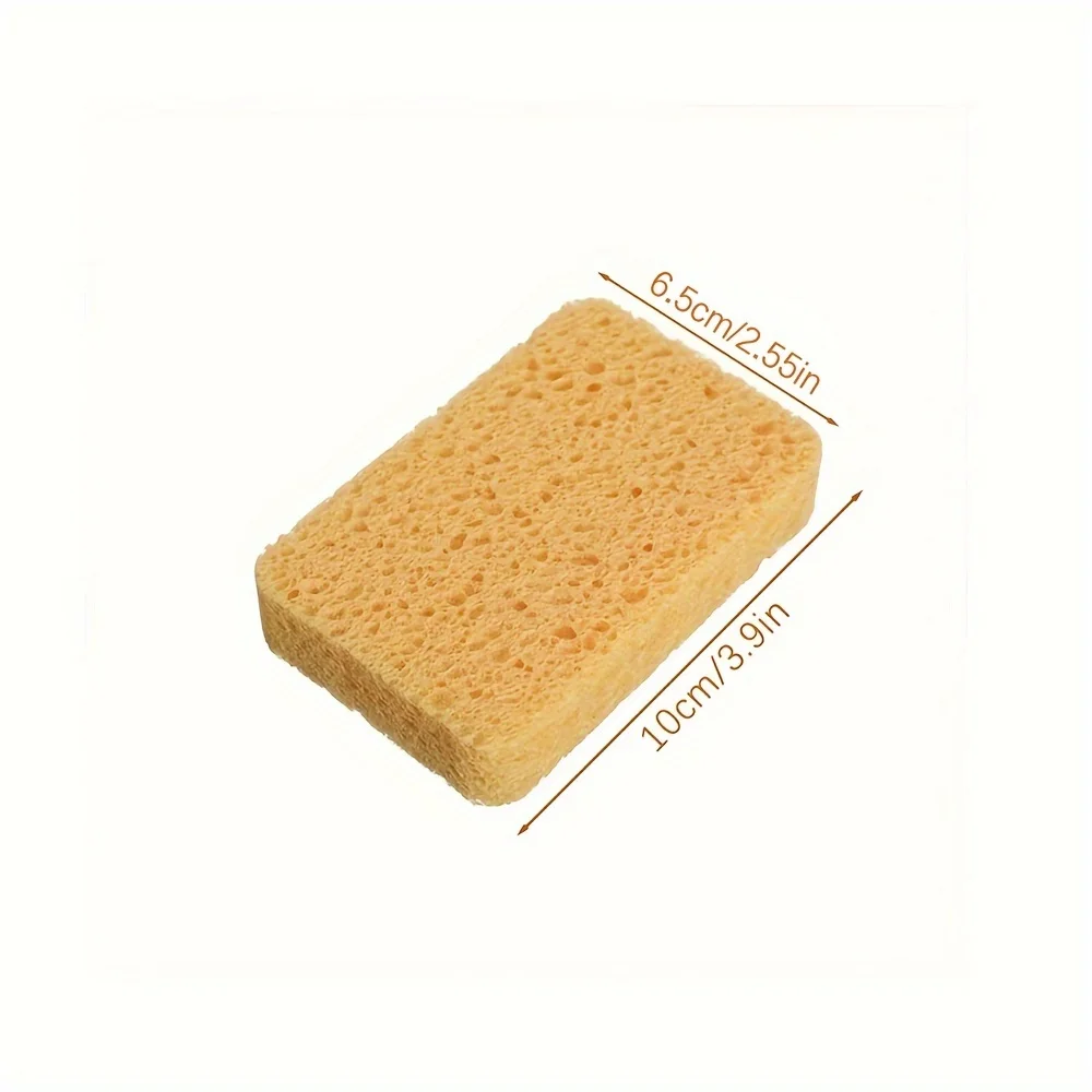 3 pcs kitchen sink drain stand Wood pulp sponge suitable for scrubber, soap, kitchen, bathroom