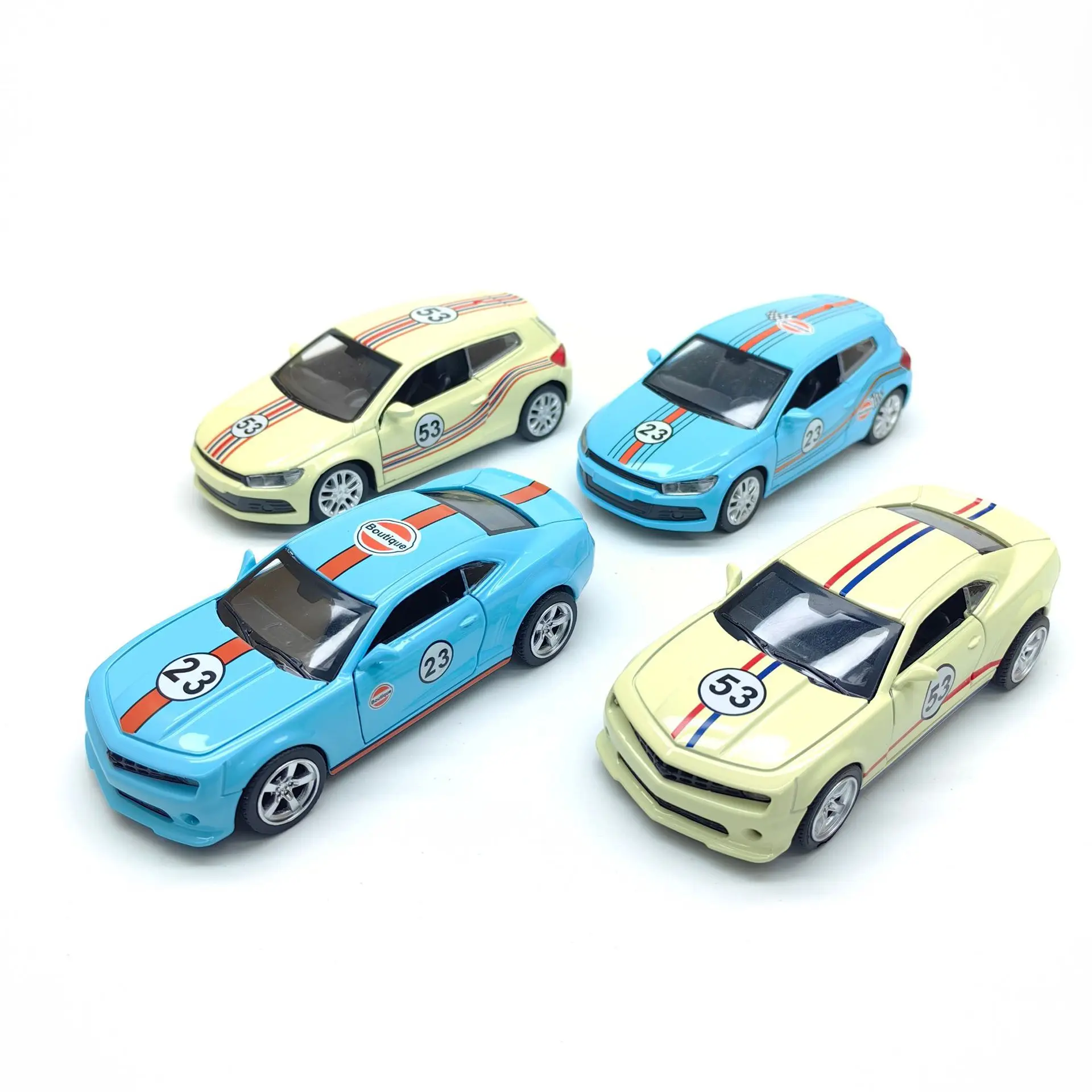 نموذج سيارة مصنوع من خليط معدني مقاس 1:32، مجموعة وظائف التراجع، لعبة سيارة للأولاد