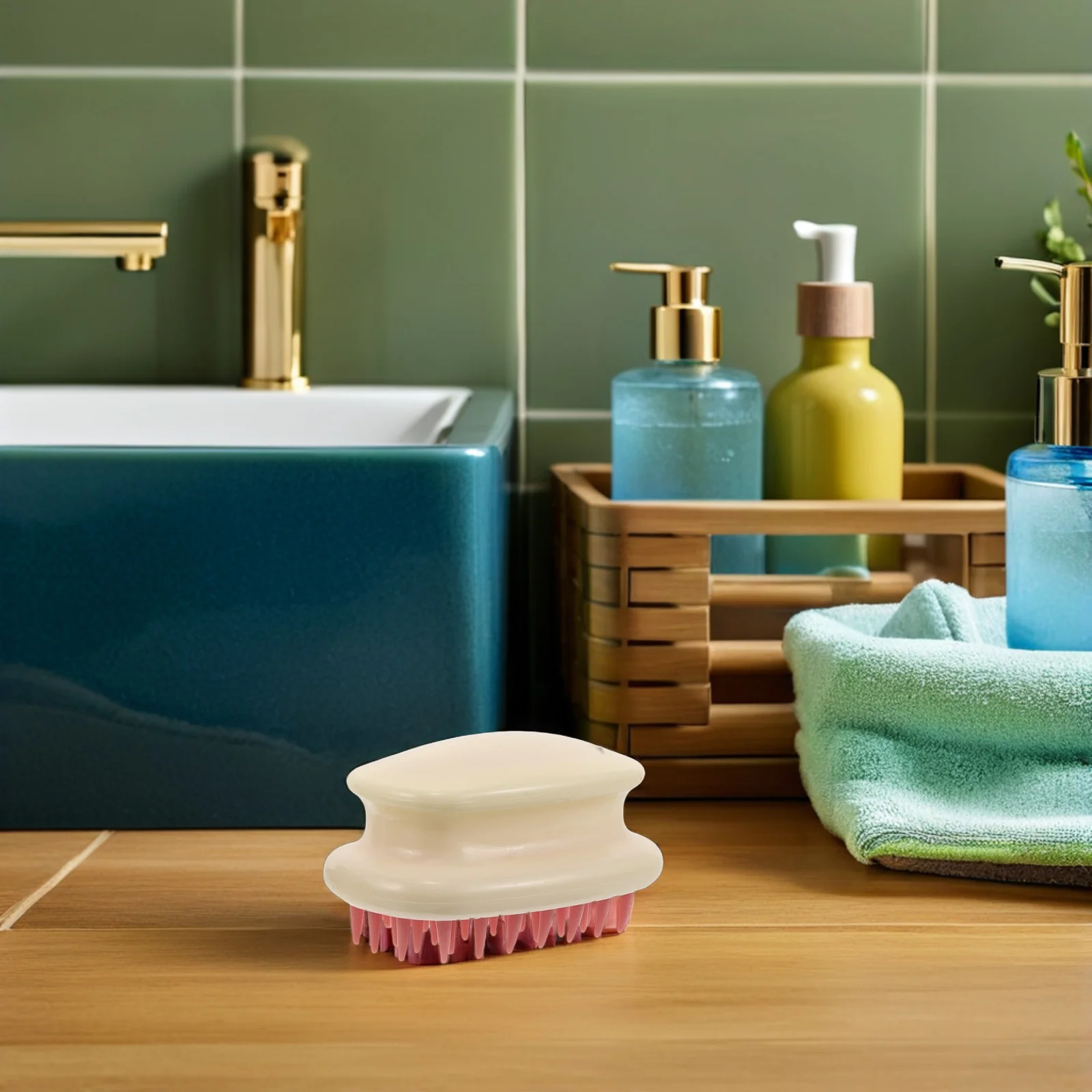 

6Pcs Scalp Massage Shampoo Brush Soft Tpr Bristles Exfoliating Hair Scrubber for Shower Dandruff Removal Hair Scalp Care