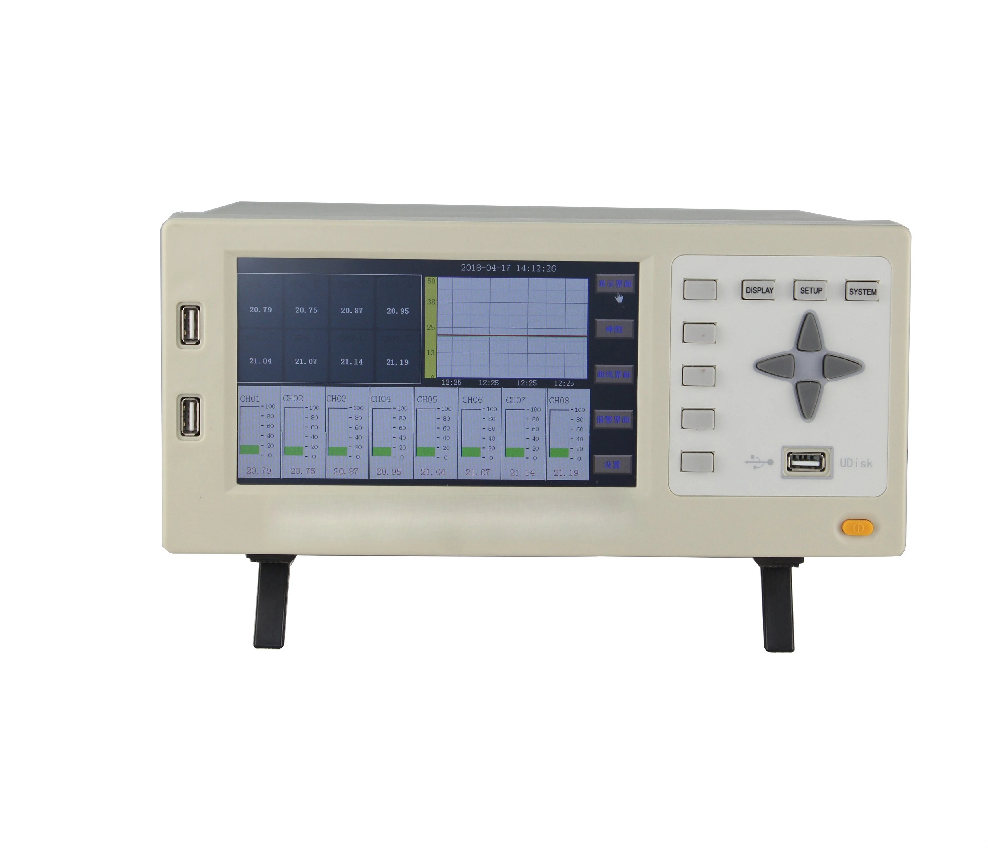 

Multichannel Data Logger Temperature Pressure Humidity Data Logger