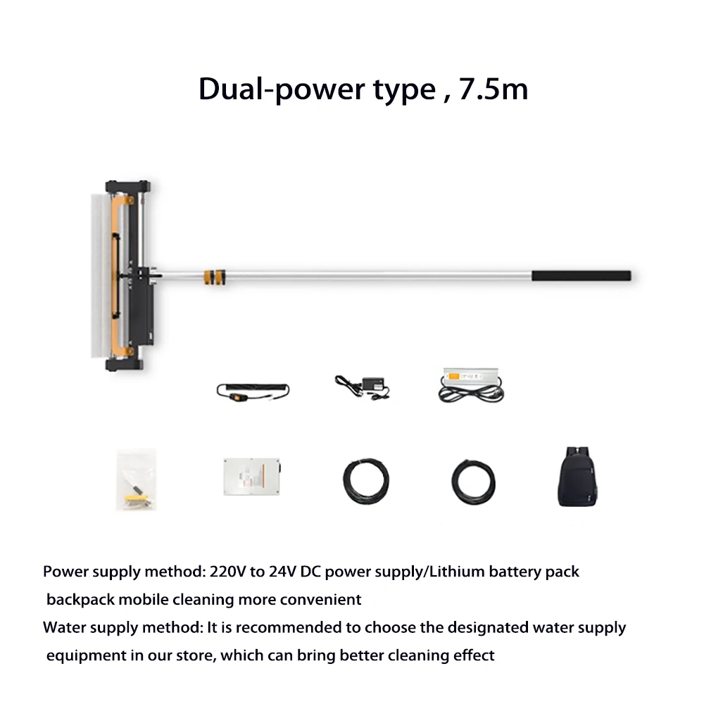 Photovoltaic panel cleaning tool, solar panel cleaning machine, dry cleaning and washing dual-use cleaning roller brush