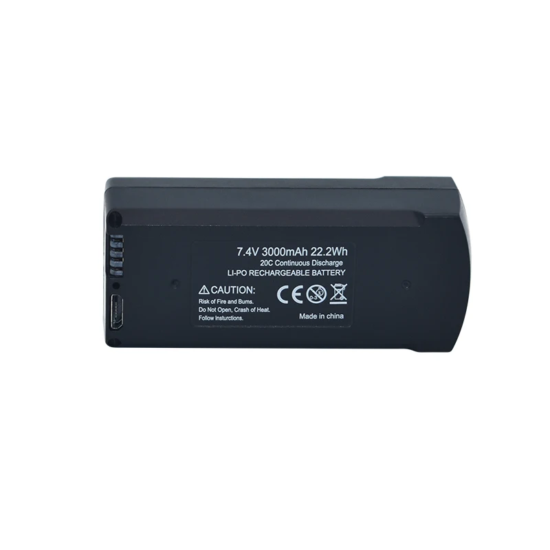 V198 PRO MAX sin escobillas GPS evitación de obstáculos control remoto drone quadcopter accesorios 7,4 V 3000Mah batería USB/5To1 cable
