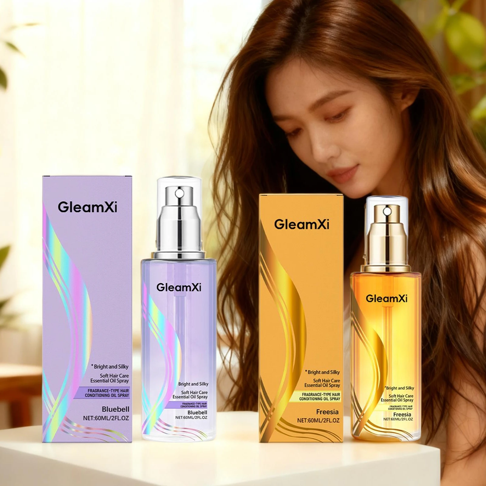 

Hair Care Essential Oil Spray Strengthen Hair Roots Anti Frizz Hair Loss Reduce Breakage Shedding Nourishing Thicker Hair Care