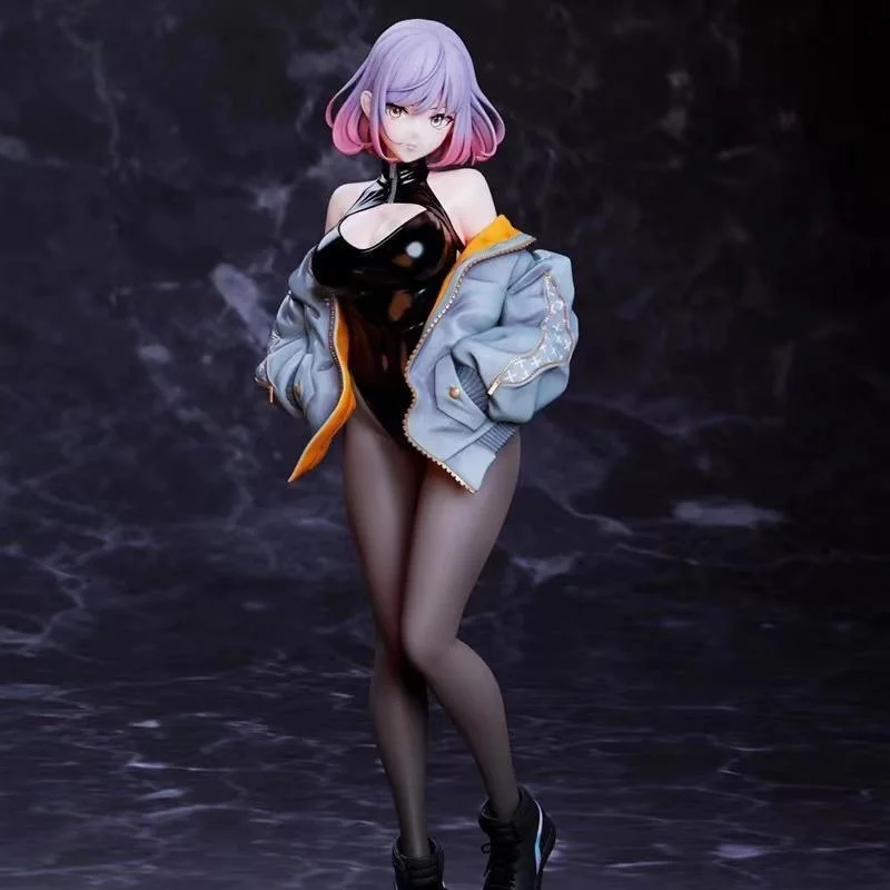 Figurki Anime 25cm Luna Sneakersy Wysokie Rozcięcie Maska Styl 2D Piękna Dziewczyna Figurka Akcji Pvc Ozdoba na Biurko Kolekcjonerskie Zabawki Prezent