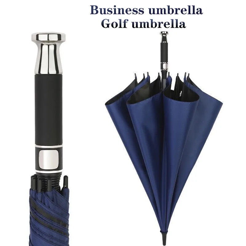 

Зонт для гольфа Мужской деловой зонт подходит для 2-3 человек от дождя и солнца