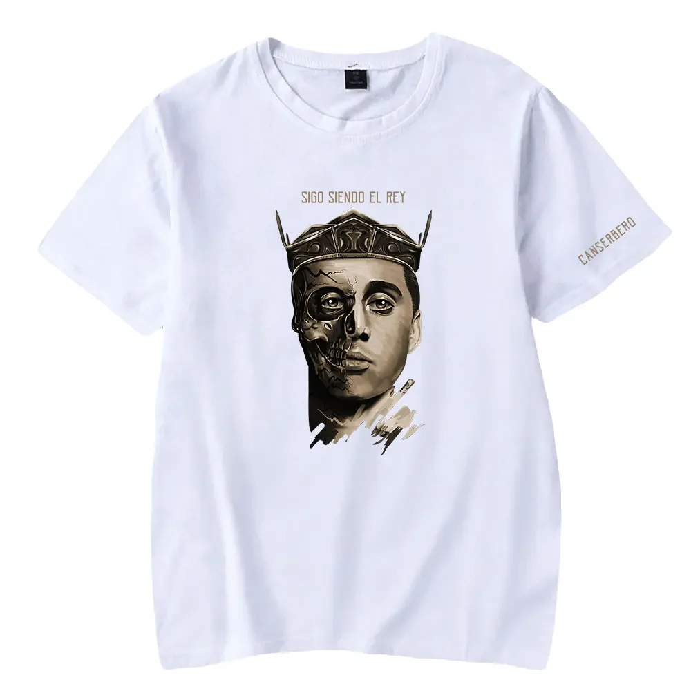 Canserbero T-shirts Sigo Siendo el Rey Album Merch Print Tee Unisex Fashion Casual Short Sleeve