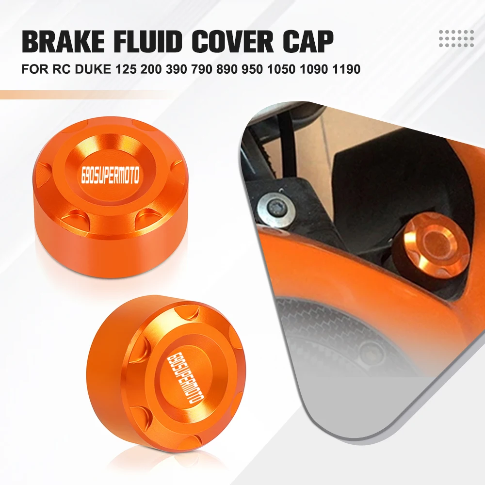 

Front Brake Fluid Tank Reservoir Cover Oil Cap For KTM RC 125 200 390 790 890 Duke 950 1050 1090 1190 1290 Super Adventure R S T