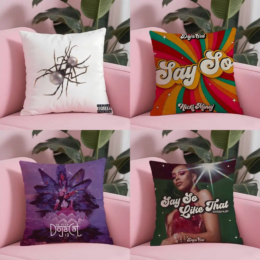 

Singer D-Doja C-Cat Album Cover Pillow Case Custom Printed Brushed Fleece Pillow, Baby Skin-Touch, Eco-Friendly Dye-Sublimation