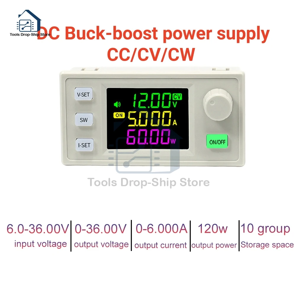 SK60X Zasilacz regulowany DC 5A 36V DC do DC Step Down Voltage Bench Ulepszenie oprogramowania sprzętowego Stabilizowany przetwornica napięcia Buck