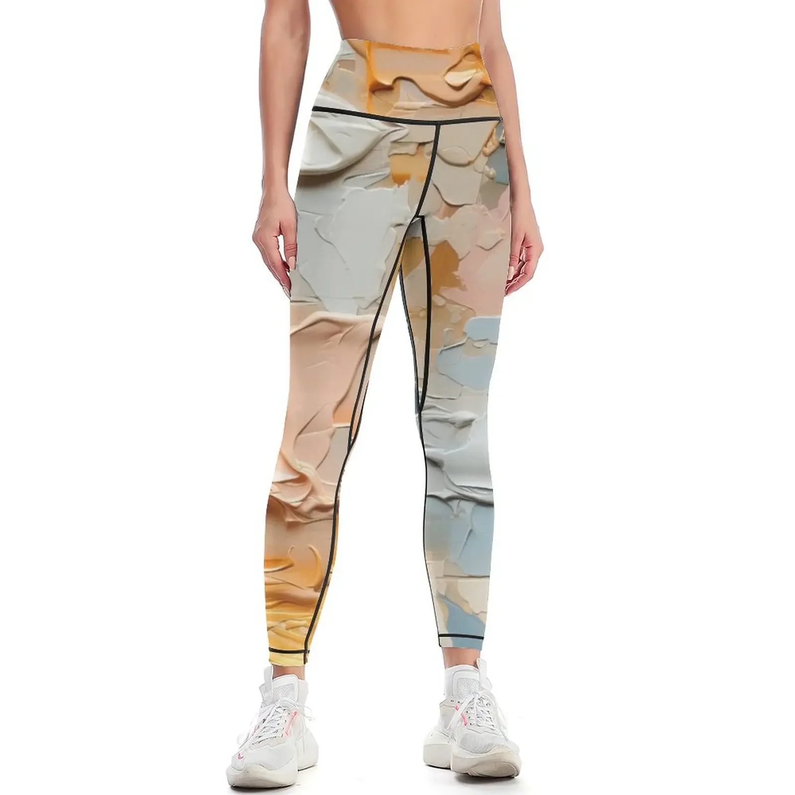 

Oil Paint Colorful Palette Leggings sports tennis for Women sports Sports pants woman joggers for Womens Leggings