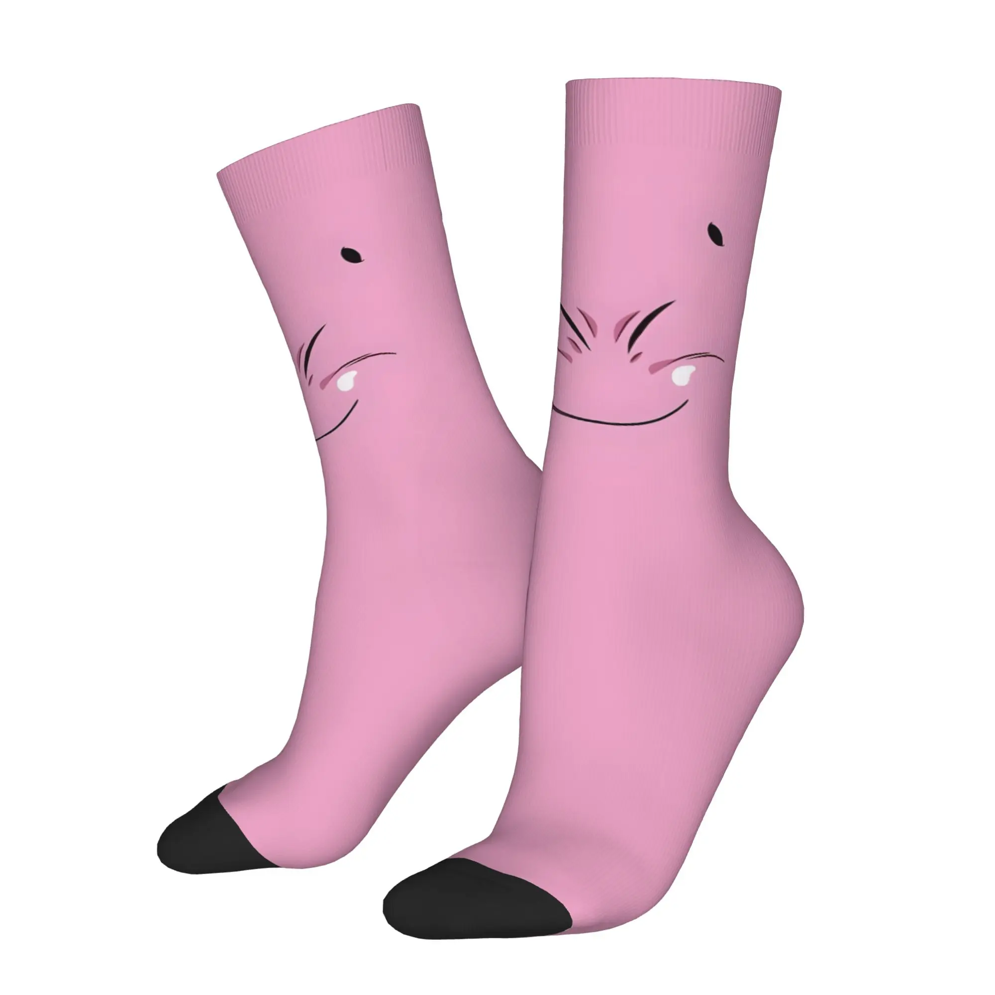 Funny Sock Dragon Ball Anime Enemies buu Hip Hop Seamless Pattern Printed Men Socks Novelty Men's Socks