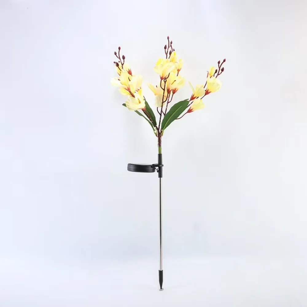 

Solar Powered Solar Powered LED Garden Lights LED Lights Waterproof Solar Garden Decor Magnolia Flower Design