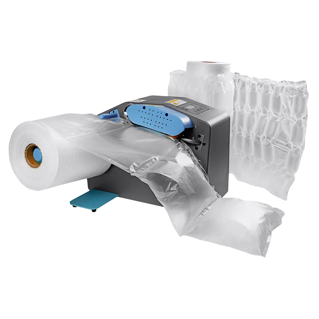 Automatic Low-Cost Air Cushion Bubble Film Pillow Making Machine for Beverage & Chemical Packaging Plastic Material