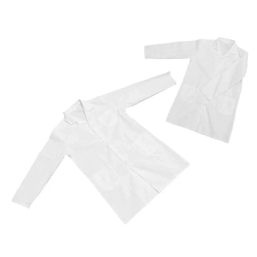 2 Stücke Kinder Labor Bequeme Atmungsaktive Kleinkind Wissenschaftler Kostüm Waschbar Rollenspiel Cosplay Kleidung Größe