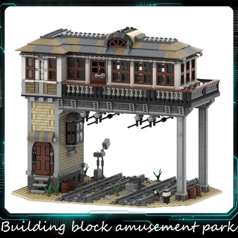 

NEW 2229 PCS Innovative Switch Tower Medieval Architecture MOC Building Block Model DIY Puzzle Toys For Children Festival Gifts