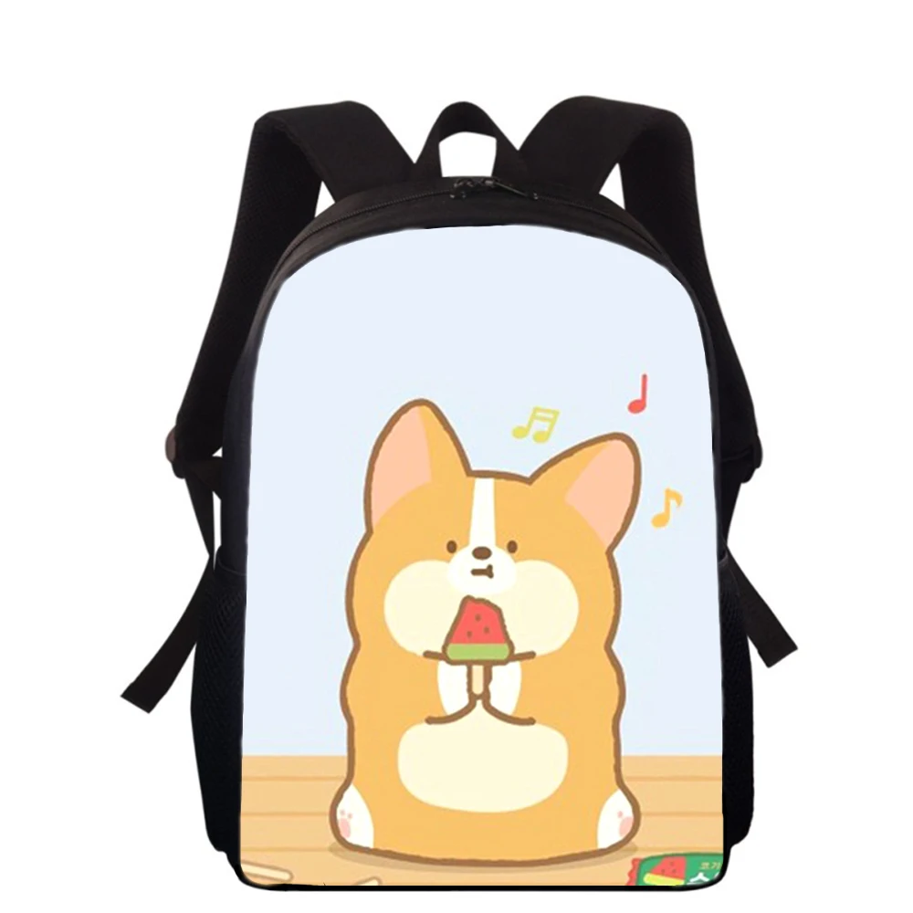 cartoon cute dog 16" 3D Print Kids Backpack Primary School Bags for Boys Girls Back Pack Students School Book Bags