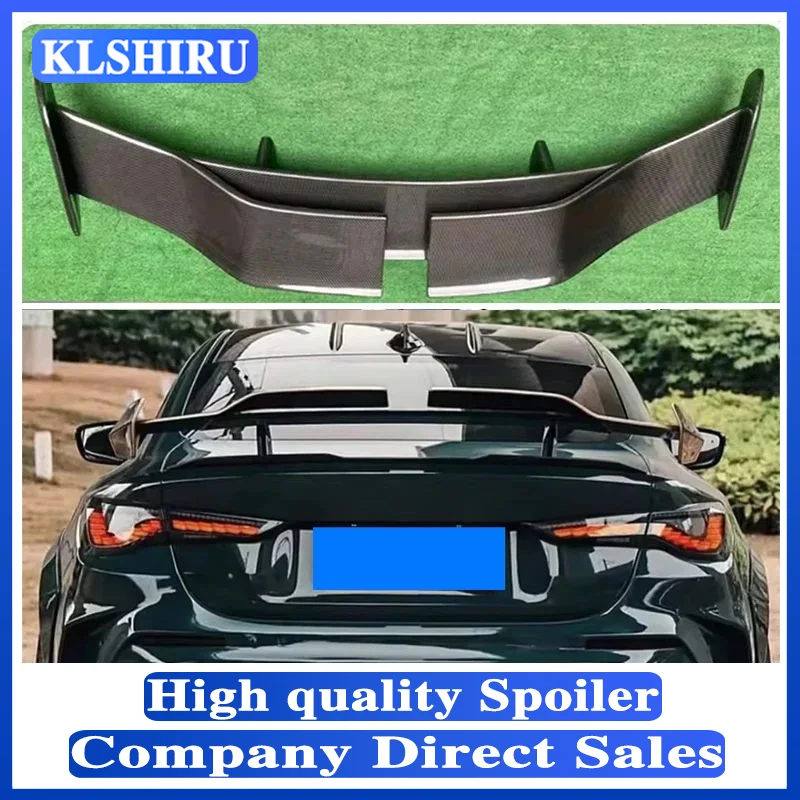 For BMW M4 M3 M5 G38 G30 G15 G20 G80 G82 G22 High Quality Carbon Fiber Rear Roof Spoiler Wing Trunk Lip Boot Cover Car Styling