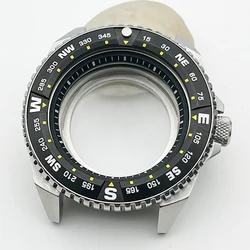 NH35 Case King Samurai Case Fits NH35 NH36 4R Japan Automatic Movement Sapphire Glass Stainless Steel Modified Watch Case