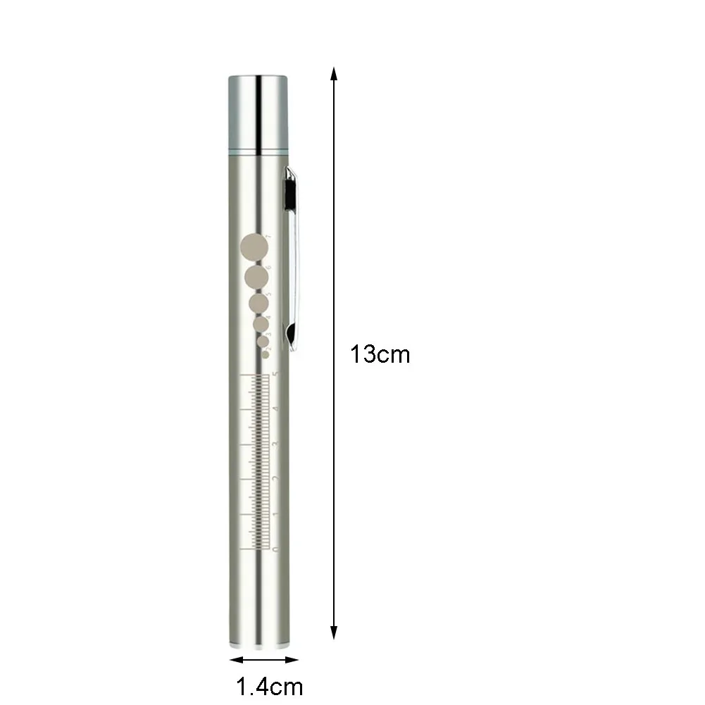 Handy Pen Light USB Rechargeable Pen Clip Light Mini Nursing Flashlight LED Torch Lamps Button Switch Daily Lighting