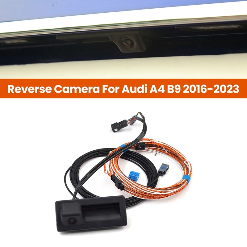 3V0827566L Car Reverse Camera Back Up Camera Handle Release Camera for Audi A4 B9 2016-2023