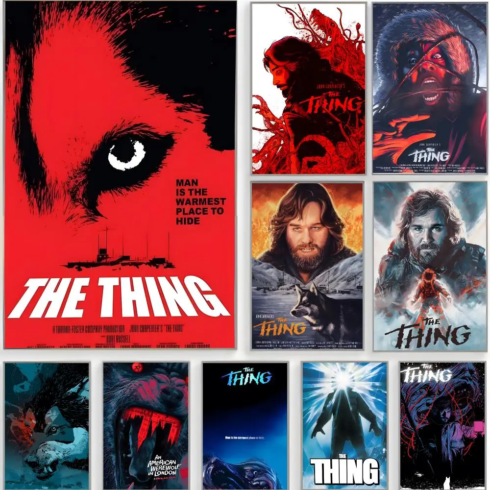 sci fi horror t-The Thing Poster Classic Wall Art  Home Decor  Peel and Stick Unframed