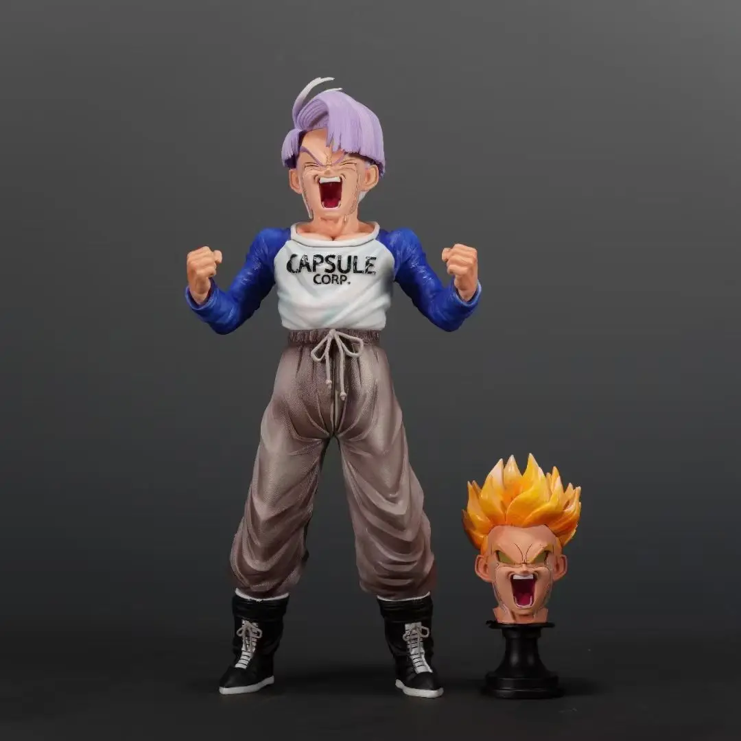 24cm Dragon Ball Z Anime Figure Trunks Figurine Super Saiyan Trunks Pvc Model Statue Collection Decoration Toys Gift Ornaments