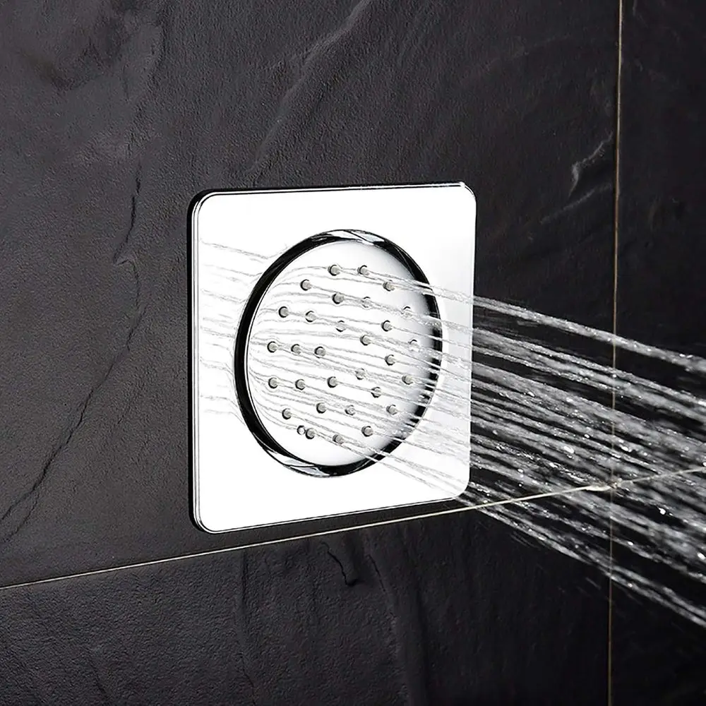 نفاثة دش نحاسية قابلة للتعديل مثبتة على الحائط، بخاخ جانبي على طراز السبا 130 مم، ملحقات الحمام