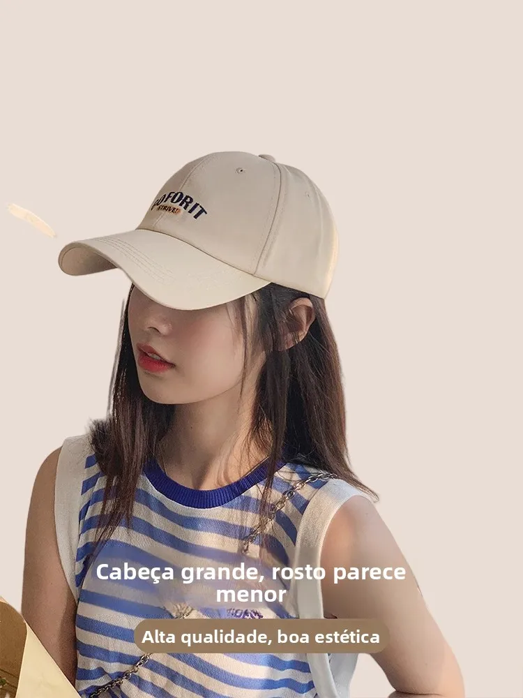 bureniegas-デザイン野球帽女性の日よけ帽子小さなカモノハシ帽子顔痩身日焼け止めキャップ綿素材-upf50