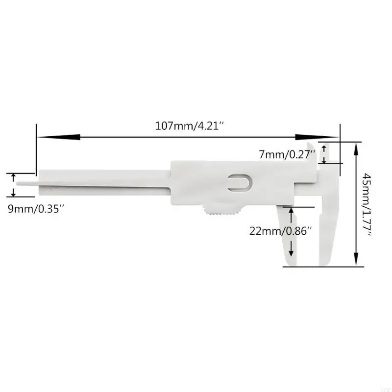 37ME Plastique étriers 3 pouces 80 mm Mini étriers à double échelle Directives