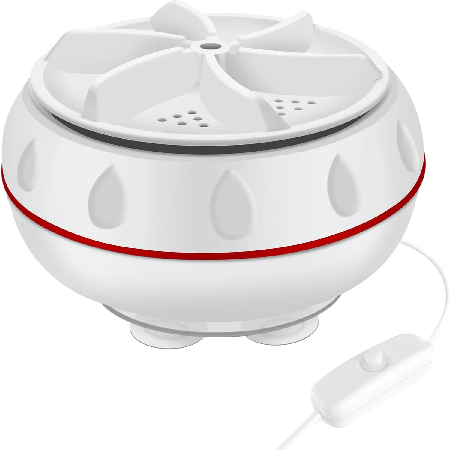 Портативная стиральная машина, мини-стиральная машина с турбонаддувом и посудомоечная машина с питанием от USB, присосками для путешествий