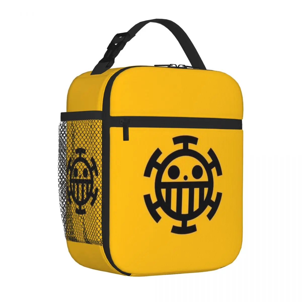 Red-Heart-Pirates Law Insulated Lunch Bags Food Box Reusable Cooler Thermal Lunch Boxes