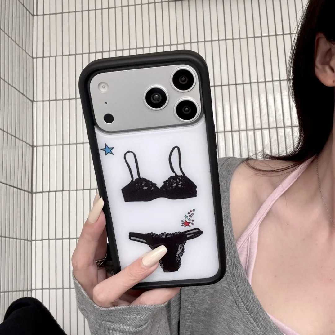 Etui na telefon Wildflower Fashion Gabbriette do iPhone 18 Pro Max 12 13 14 15 16 17 18 Pro Max Plus Air Lace Bra, odporne na wstrząsy — zdjęcie produktu 5