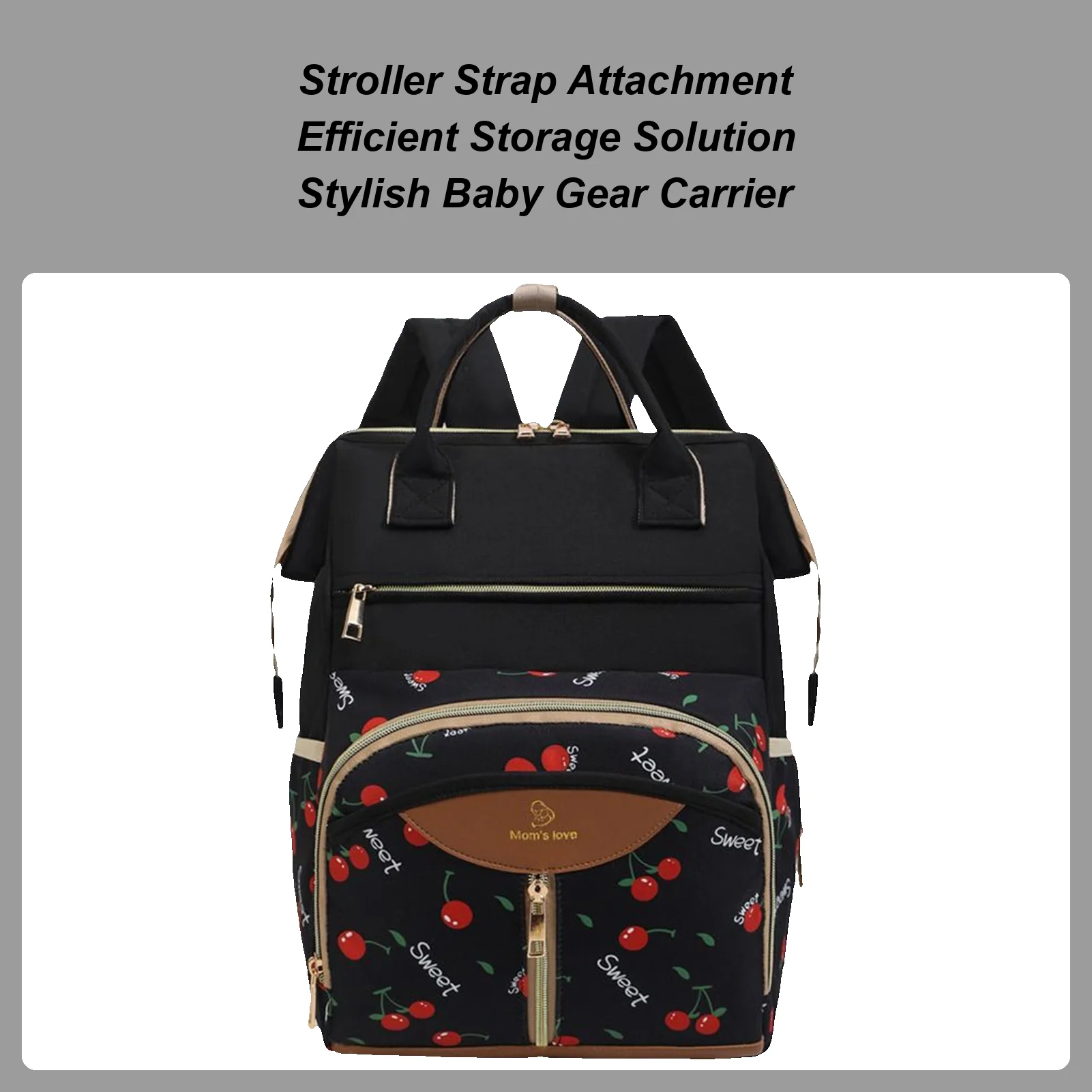 

Diaper Backpack Large Capacity Maternity Nappy Tote Daycare Bag With Changing Pad For Dad Mother Father Women Men Boys Girls