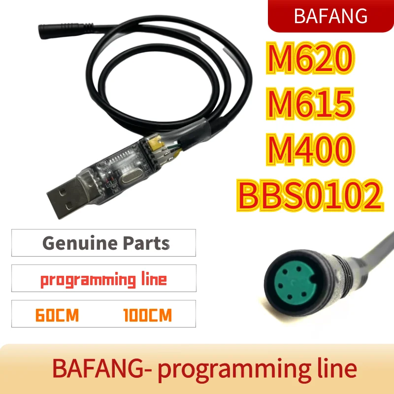 Bafang USB-Programmierkabel Elektrofahrrad Mittelmotorkabel für 8fun / BBS01B BBS02B BBSHD Mid Drive 60CM/100CM – Detail 3