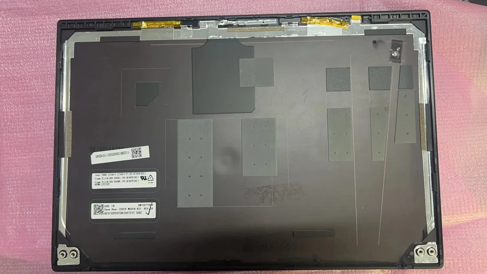 

Новая/оригинальная задняя крышка ЖК-дисплея, задняя крышка для Lenovo X1 Carbon 7-го поколения UHD WOVEN 5M10V28077 5M10Y65997