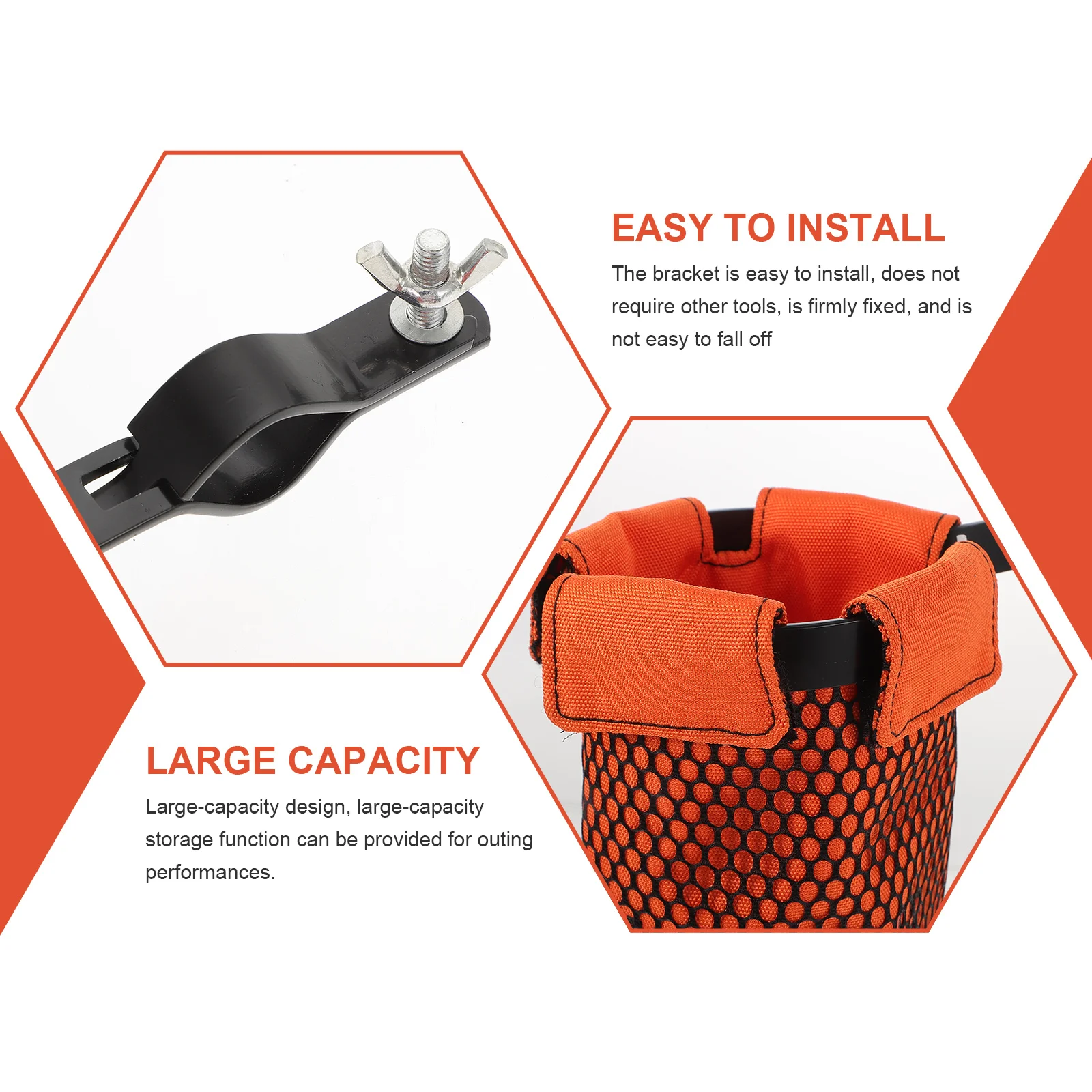 Bolsa para baquetas compacta y duradera, bolsa de almacenamiento portátil, accesorio de tambor elegante, práctico barril para baquetas, 1 Uds.