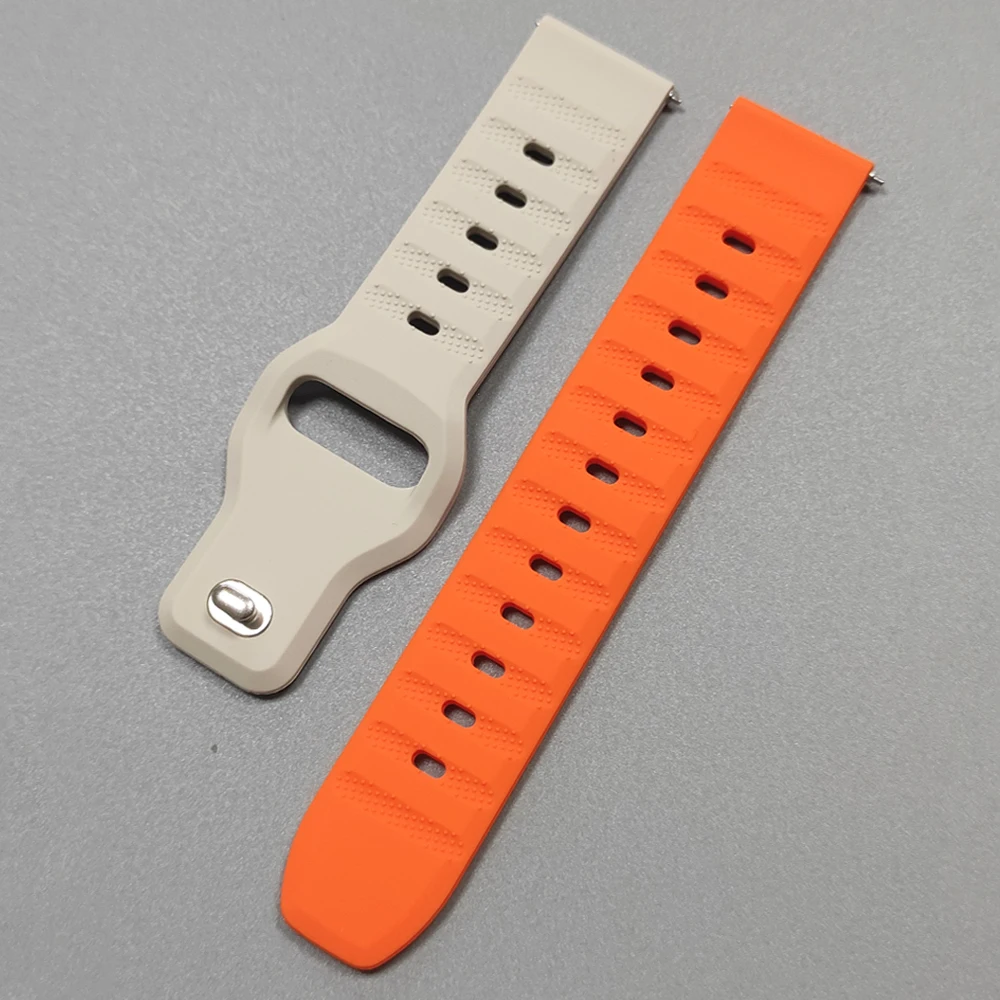 Cinturini da 20 22mm per orologio Haylou S6 R8 S8 RS5/LS02 Pro/RS4 Plus/Solar 5/GST/RT3/RT2 cinturino in gomma a sgancio rapido cinturino