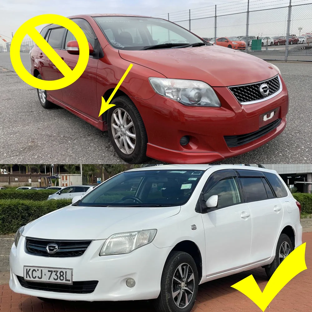 for Toyota Corolla Fielder E120 E130 2002~2008 Mudguards Mudflaps Fender Flares Mud Flap Splash Guard Cover Spoiler Accessories